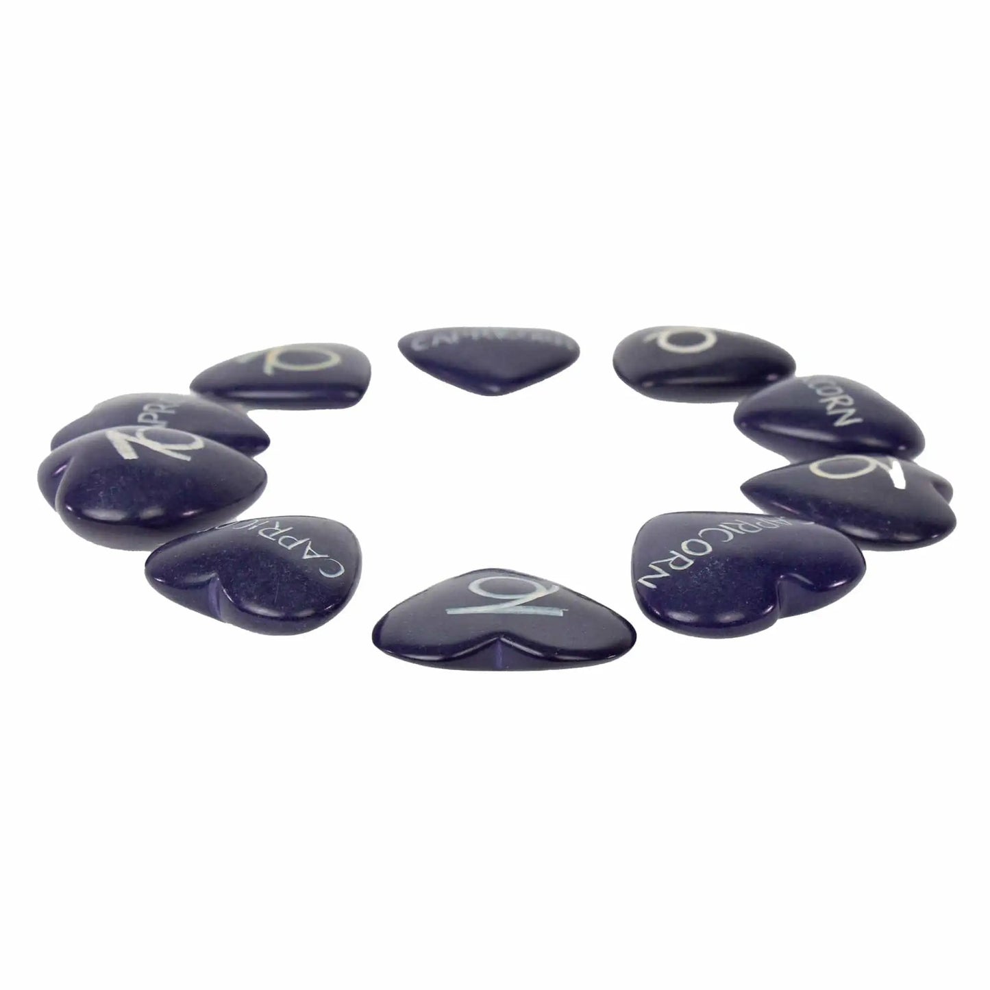 Zodiac Soapstone Hearts, Pack of 5: CAPRICORN - SMOLArt - Flyclothing LLC