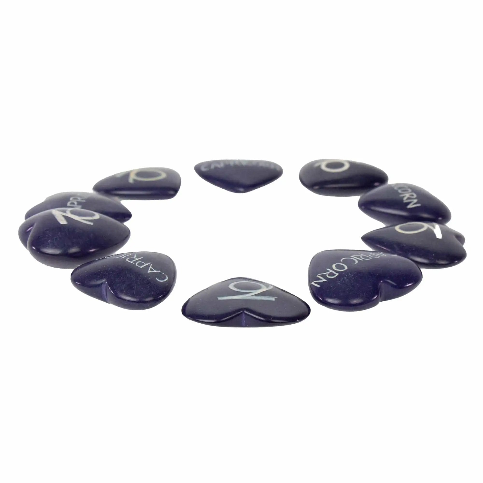 Zodiac Soapstone Hearts, Pack of 5: CAPRICORN - SMOLArt - Flyclothing LLC