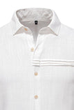 Men's Button Down Collared Neck Shirt - Trendsi
