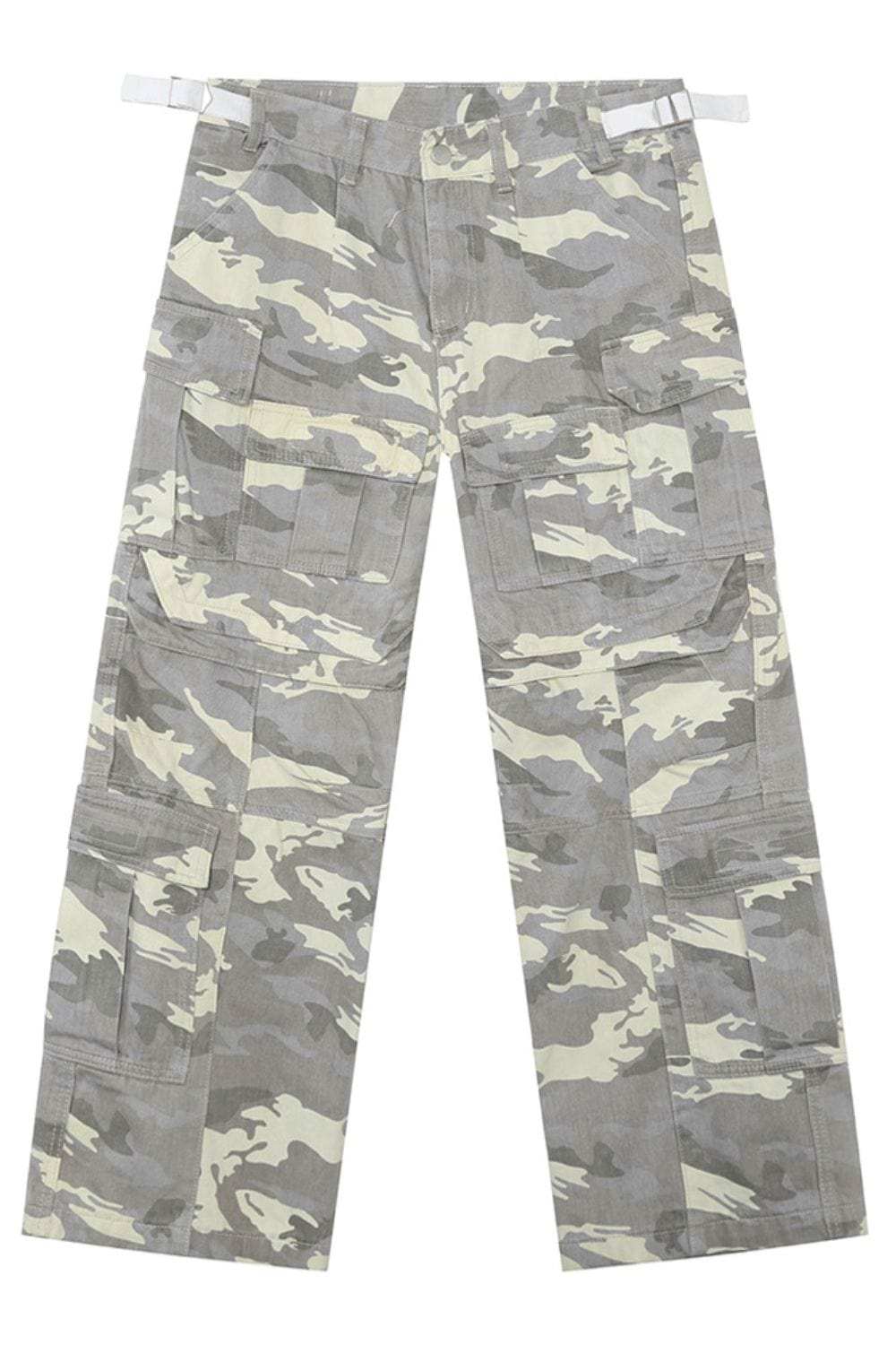 Men's Camouflage Straight Cargo Jeans - Trendsi - Flyclothing LLC
