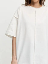 Round Neck Half Sleeve T-Shirt - Trendsi - Flyclothing LLC