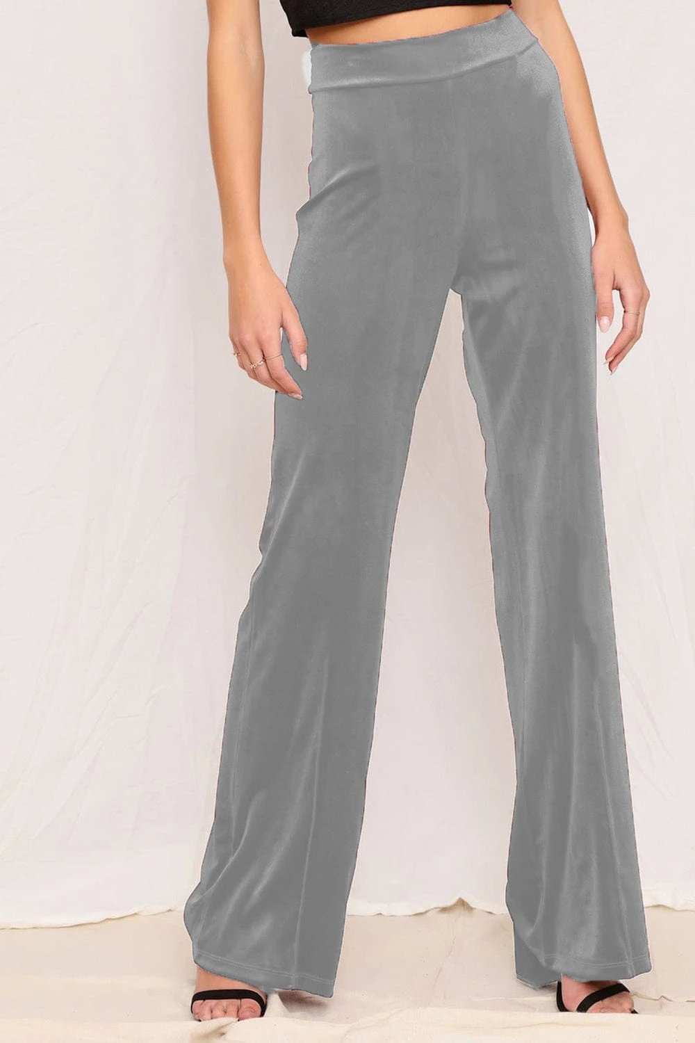 Full Size High Waist Pants - Trendsi - Flyclothing LLC