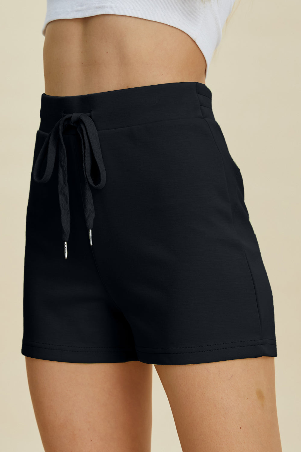 Basic Bae Full Size Air Scuba Drawstring High Waist Shorts - ShopBasicbae - Flyclothing LLC