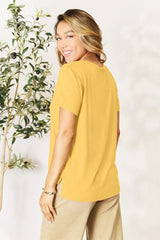 Basic Bae Bamboo Full Size Round Neck Short Sleeve T-Shirt Plus Size - Trendsi - Flyclothing LLC