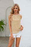 Sequin Grecian Neck Tank - Trendsi - Flyclothing LLC