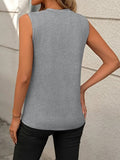 Round Neck Sleeveless Tank - Trendsi