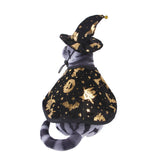 Halloween Print Wizard Cloak Suit Pet Dog Cat Hat Suit - My Store - Flyclothing LLC