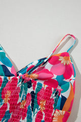 Printed V-Neck Maxi Cami Dress - Trendsi - Flyclothing LLC