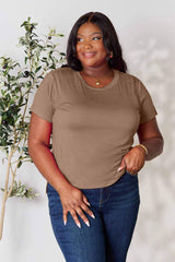 Basic Bae Full Size Round Neck Short Sleeve T-Shirt - ShopBasicbae - Flyclothing LLC