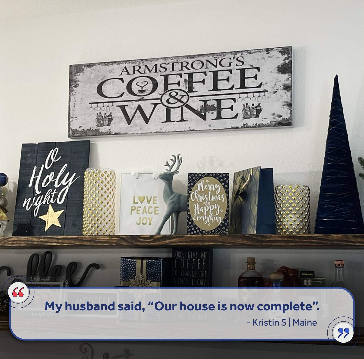 Coffee and Wine Sign - Tailored Canvases - Flyclothing LLC