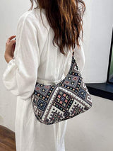 Geometric Adjustable Strap Crossbody Bag - Trendsi - Flyclothing LLC