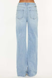 Kancan Distressed High Waist Straight Jeans - Trendsi - Flyclothing LLC