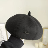 Solid Color Beret Hat - Trendsi - Flyclothing LLC