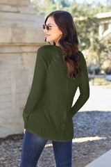 Basic Bae Full Size Round Neck Long Sleeve T-Shirt - ShopBasicbae - Flyclothing LLC