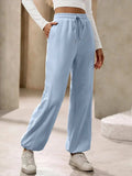 Drawstring Joggers with Pockets - Trendsi - Flyclothing LLC