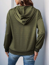 Perfee Dropped Shoulder Long Sleeve Hoodie - Trendsi - Flyclothing LLC