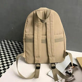 Zip Cotton Backpack Bag - Trendsi