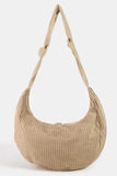 Fame Textured Mesh Knot Shoulder Bag - Trendsi - Flyclothing LLC
