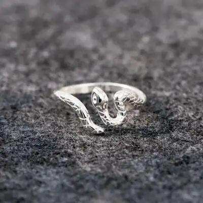 925 Sterling Silver Snake Ring - Trendsi - Flyclothing LLC