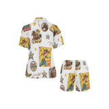 Baha Ranch Vintage Cowgirl Collage Pajama Set - Baha Ranch Western Wear - Flyclothing LLC