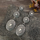 Vintage Alloy Dangle Earrings - Trendsi