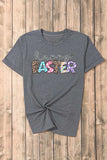 HAPPY EASTER Graphic Short Sleeve T-Shirt - Trendsi - Flyclothing LLC
