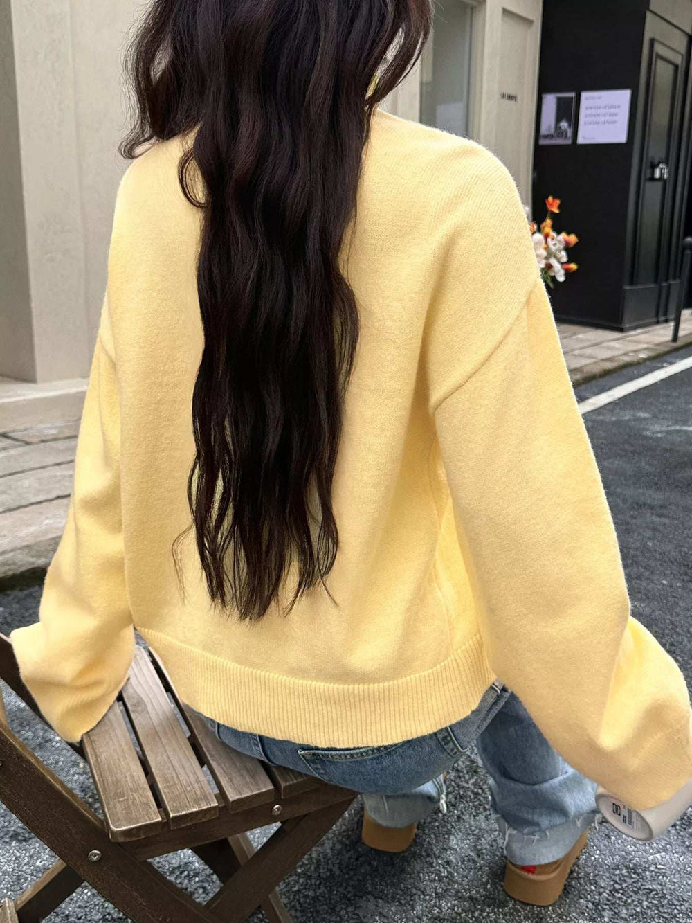 Turtleneck Long Sleeve Sweater - Trendsi - Flyclothing LLC