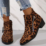 Point Toe Block Heels Boots - Trendsi - Flyclothing LLC