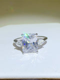 3 Carat Moissanite 925 Sterling Silver Square Shape Ring - Trendsi - Flyclothing LLC
