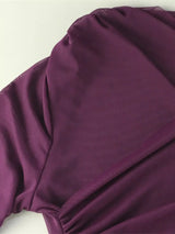 Ruched Bodycon Mini Dress - Trendsi - Flyclothing LLC
