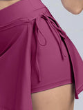High Waist Active Skort with Pockets - Trendsi - Flyclothing LLC