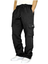 Men's Full Size Drawstring Pants Plus Size - Trendsi - Flyclothing LLC