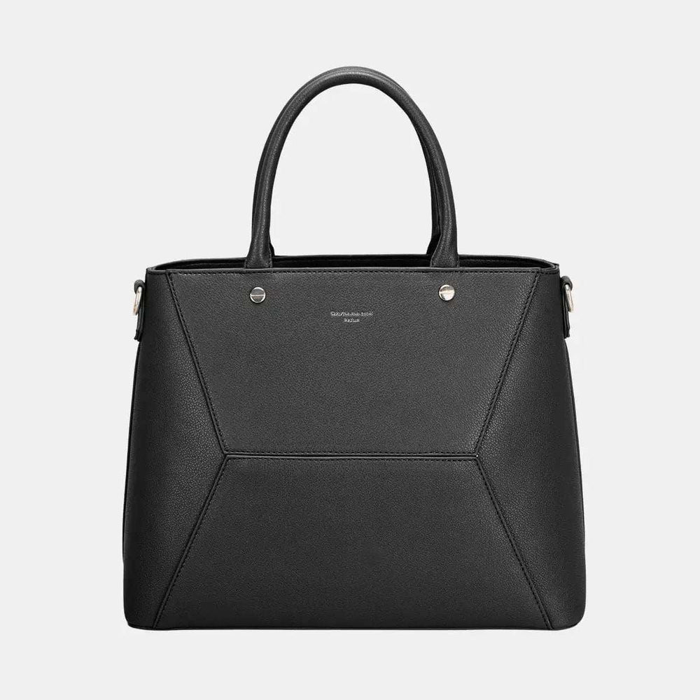 David Jones PU Leather Handbag - Trendsi - Flyclothing LLC