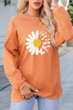 Graphic Round Neck Long Sleeve Sweatshirt - Trendsi - Flyclothing LLC