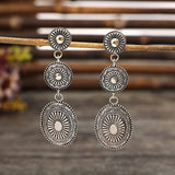 Vintage Alloy Dangle Earrings - Trendsi