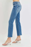 RISEN Full Size Low Rise Crop Flare Jeans Plus Size - Trendsi - Flyclothing LLC