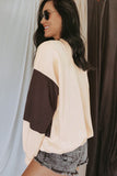 Round Neck Long Sleeve Sweatshirt - Trendsi