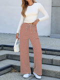 Lovelet Striped Wide Leg Pants - Trendsi - Flyclothing LLC