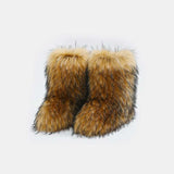 Thermal Fuzzy Platform Boots - Trendsi - Flyclothing LLC