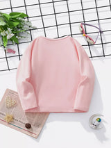 Children's Bunny Ballerina Graphic Long Sleeve T-Shirt - Trendsi - Flyclothing LLC