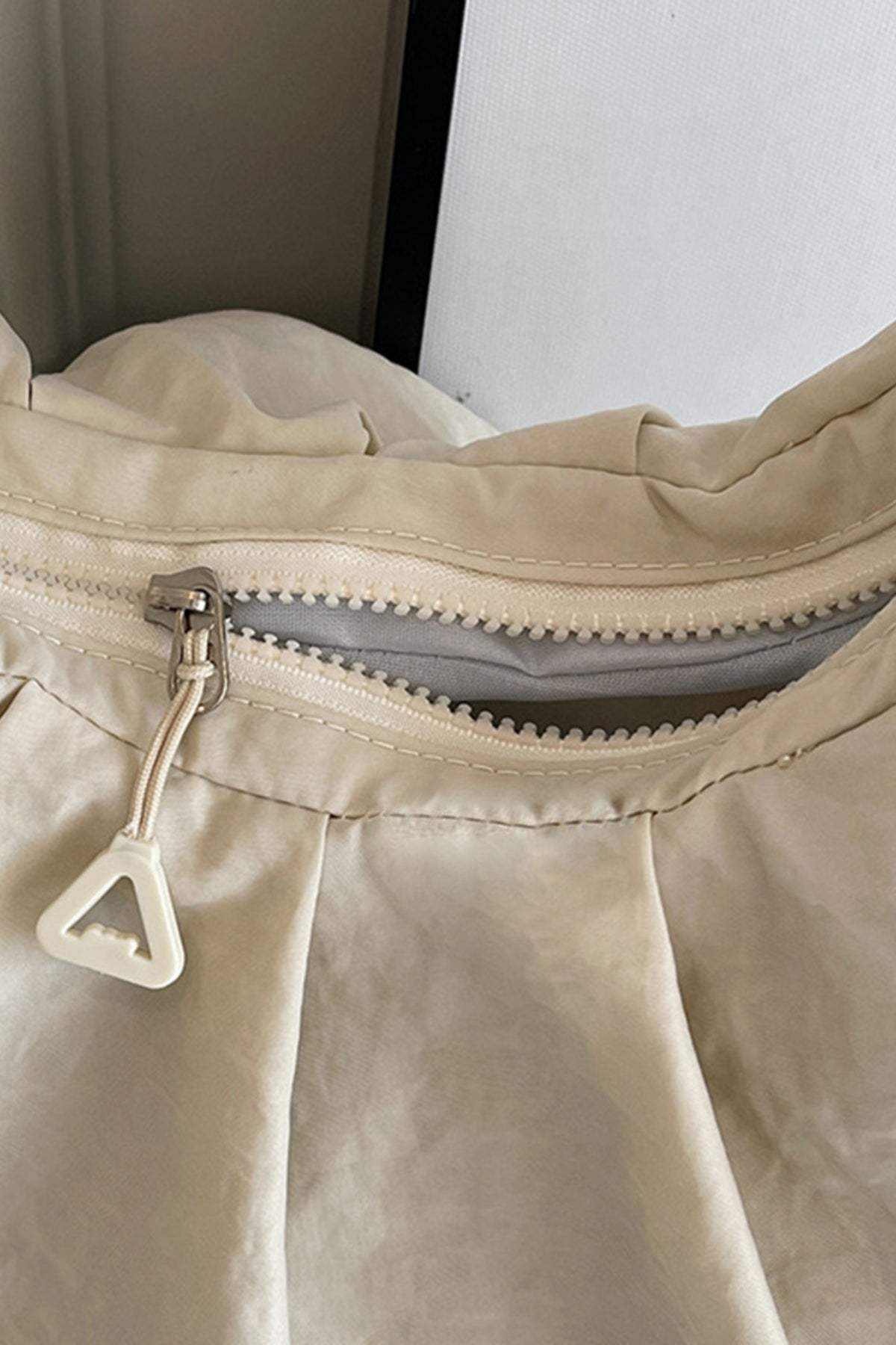 Drawstring Strap Ruched Crossbody Bag - Trendsi - Flyclothing LLC