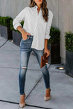 Striped Button Up Long Sleeve Shirt - Trendsi - Flyclothing LLC
