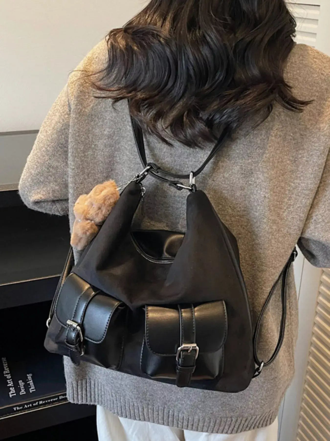 Multi-Pocket Convertible Bag - Trendsi - Flyclothing LLC