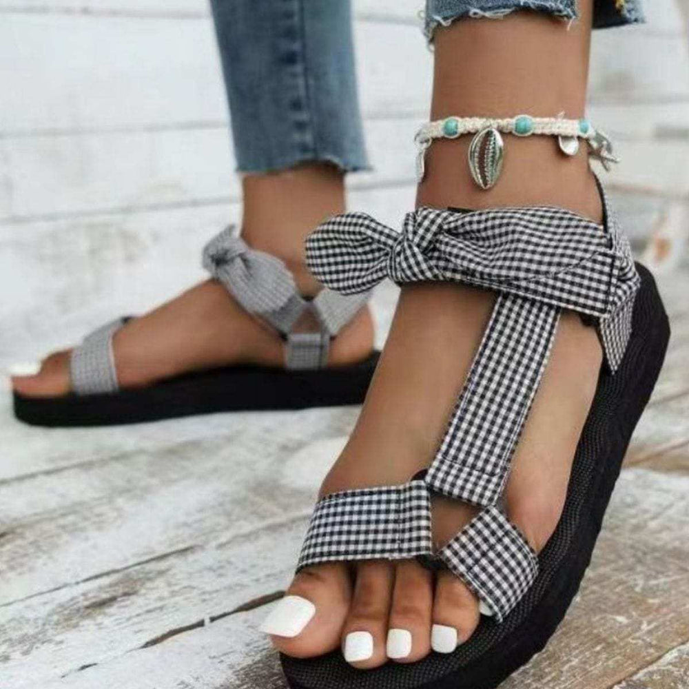 Open Toe Platform Sandals - Trendsi - Flyclothing LLC
