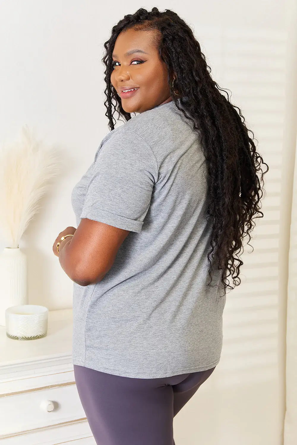 Simply Love Heart Graphic Cuffed Short Sleeve T-Shirt - Trendsi - Flyclothing LLC