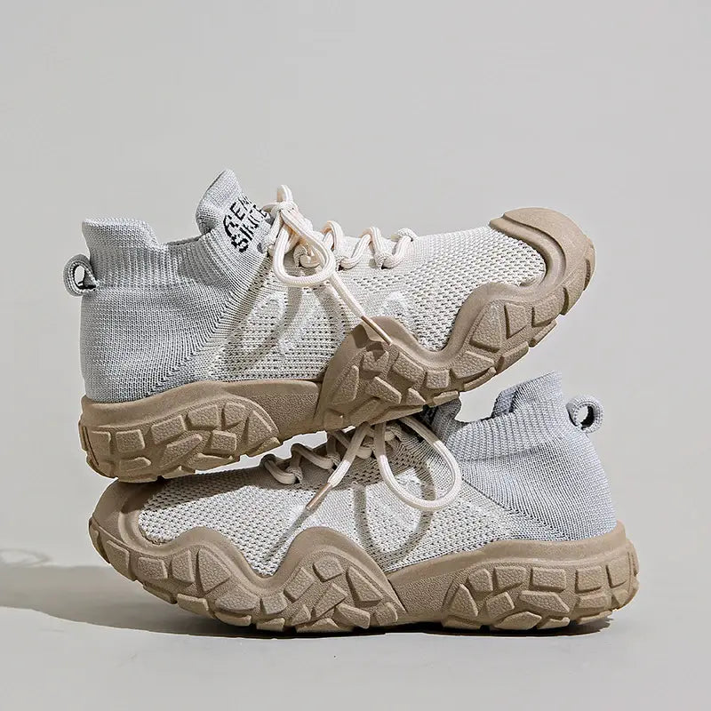 Contrast Mesh Platform Athletic - Trendsi - Flyclothing LLC