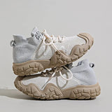 Contrast Mesh Platform Athletic - Trendsi - Flyclothing LLC