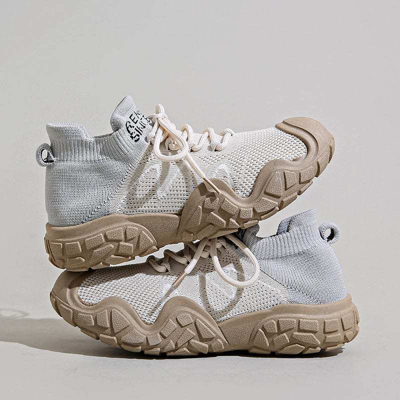 Contrast Mesh Platform Athletic - Trendsi - Flyclothing LLC