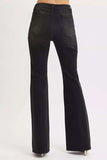 RISEN Full Size High Rise Flare Raw Cut Hem Jeans Plus Size - Trendsi - Flyclothing LLC
