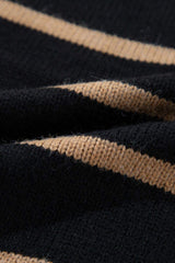 Striped Button Down Long Sleeve Cardigan - Trendsi - Flyclothing LLC